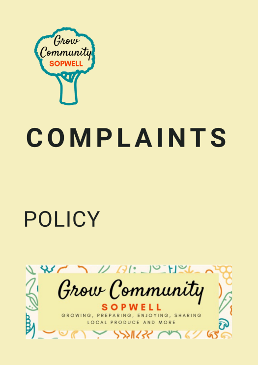 Complaints Policy
